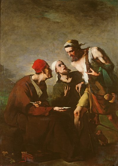 De oester en de procespartijen door Auguste Theodule Ribot